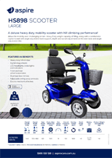 Aspire HS898 Mobility Scooter Flyer