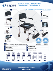 Aspire Community Commode Flyer