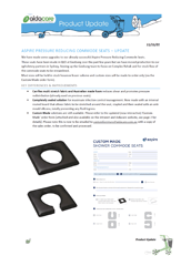 CPAB - UPDATE Aspire Commode Seat Update
